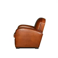 Havana Hemingway leather club chair in side view
