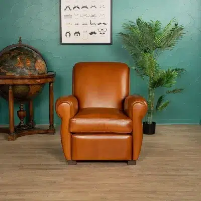 Lindbergh 1927 club chair honey (leather chair) in situation