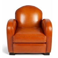 Kids Leather Club Chairs