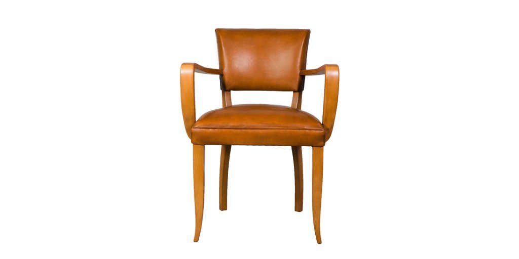 Chaise Club Bridge En Cuir Pleine Fleur Monfauteuilclub Com