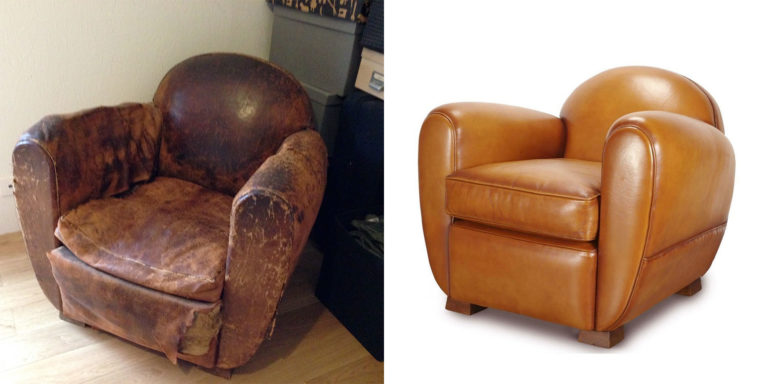 How to restore your old club chair?