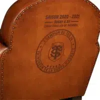 Backrest of the Stade Toulousain Héritage Club Chair