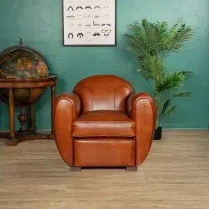 Havana Gabin leather club chair in ambiance