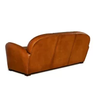 Honey Epicure 3 seater club sofa in 3/4 back view