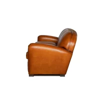 Honey Epicure 3 seater club sofa in side view