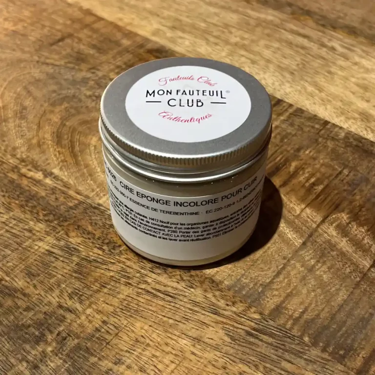 Colorless wax pot for sheepskin leather (200 g)