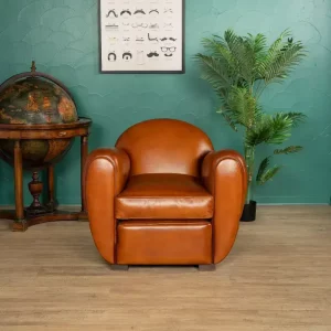 Large Leather Club Chairs